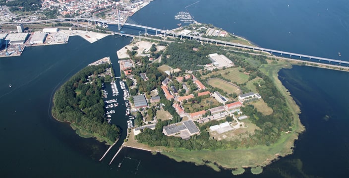 Führung auf der Insel Dänholm Sundblick