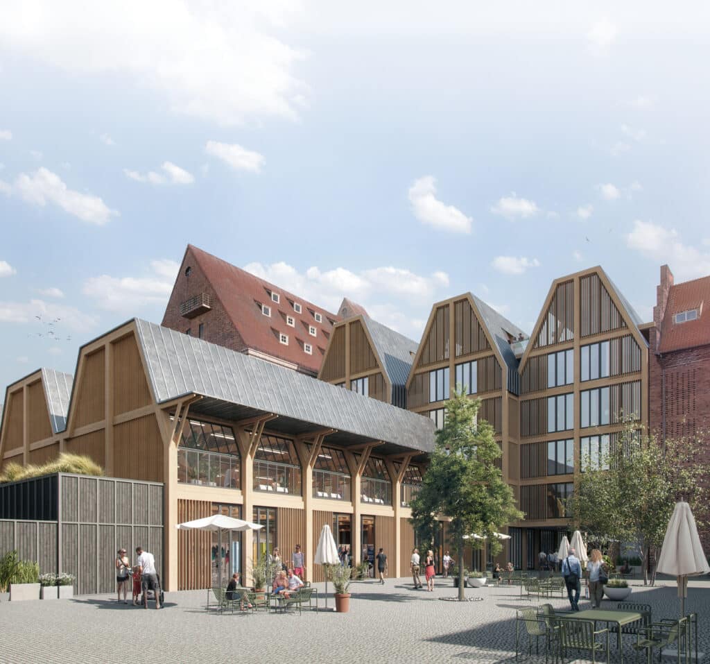 DrebingEhmkeArchitekten Quartier65Stralsund PerspektiveInnenhof