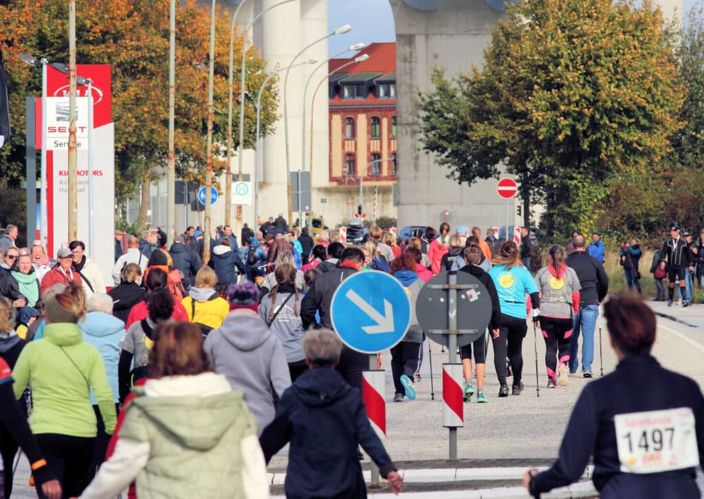 Die Walker unterwegs