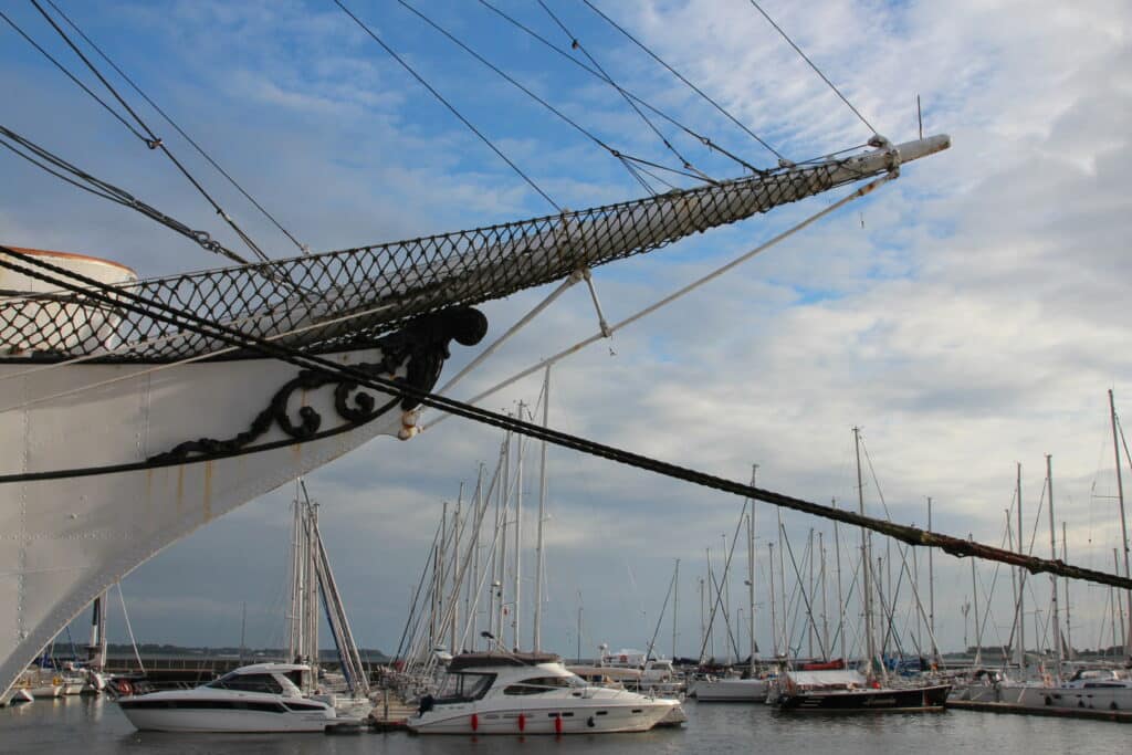 Detail der Gorch Fock l