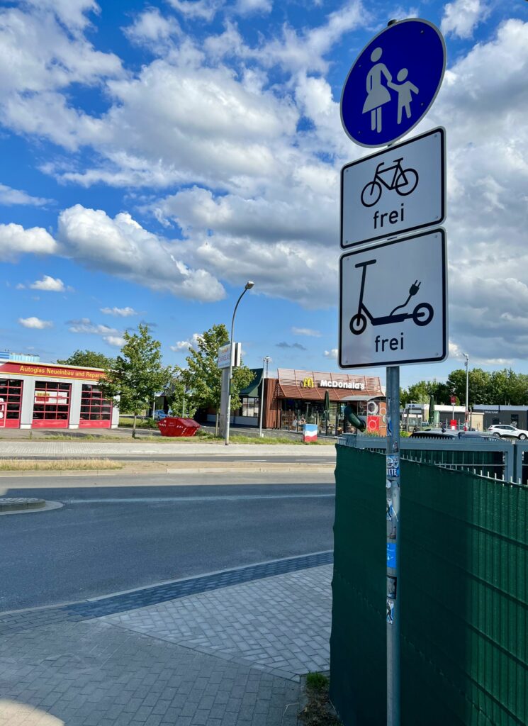 Änderung Radverkehrsführung in der Greifswalder Chaussee 1 Greifswalder Chaussee