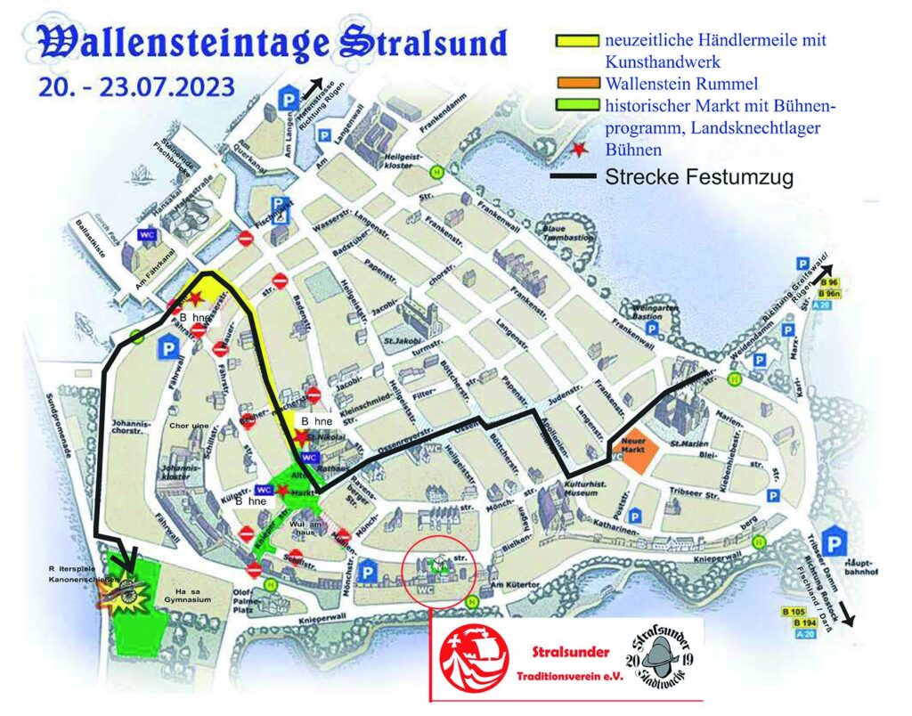 Wallensteintage 2023 Karte