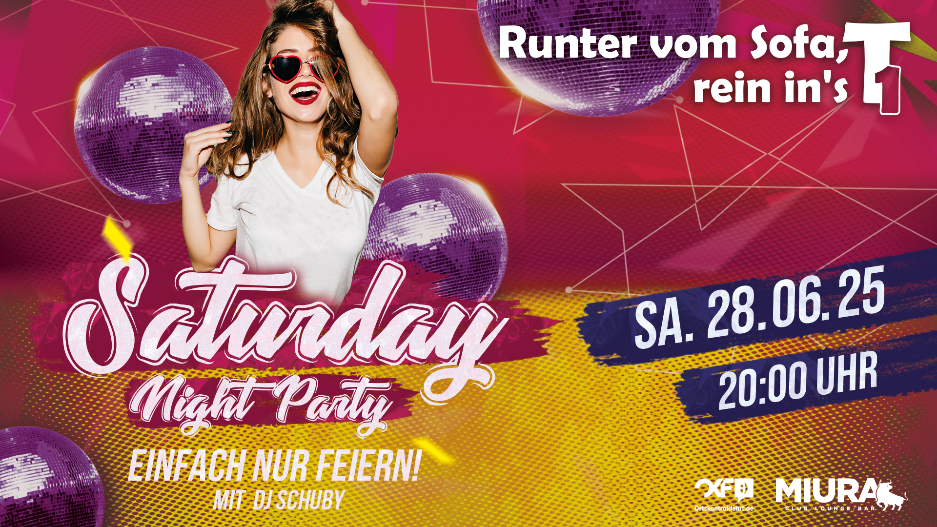 Sundblick Partyplaner 9 Saturday Night Party mit DJ Schuby