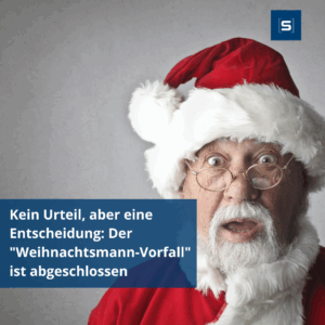 Kein Urteil, aber eine Entscheidung: Der „Weihnachtsmann-Vorfall“ in Stralsund ist abgeschlossen