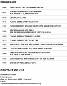 Tag der Bundeswehr 2025 3 programm