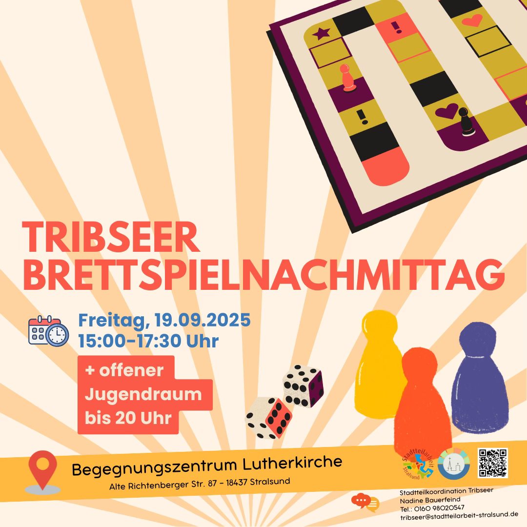 Tribseer Brettspielnachmittag und offener Jugendraum 1 Tribseer Brettspielnachmittag und offener Jugendraum