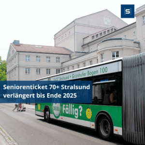 Seniorenticket 70+ Stralsund verlängert bis Ende dieses Jahres