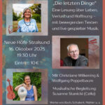 C. Wilkening u. W. Poppelbaum // Episodenlesung mit Musik (Cello: Susanne Stanicki)