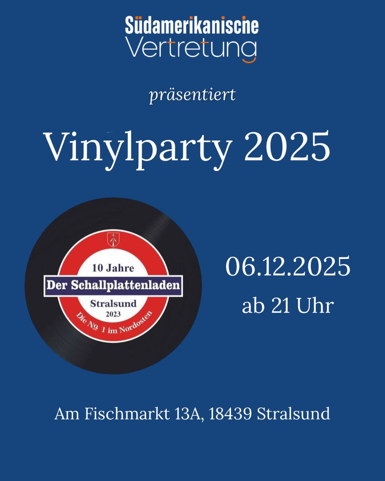 Vinylparty mit Uli Schuster