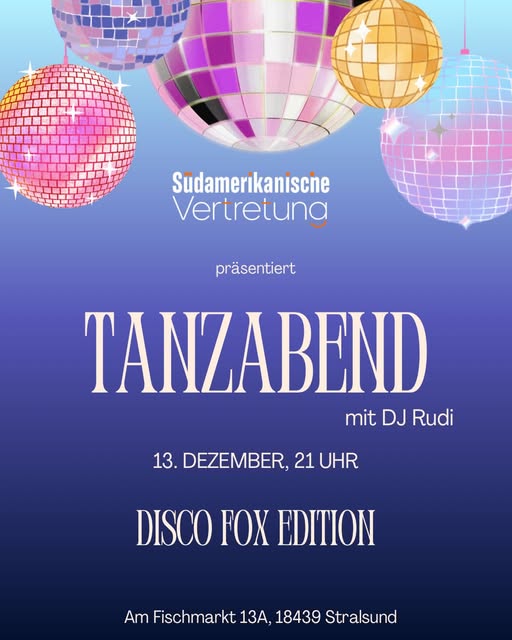 Tanzabend mit DJ Rudi