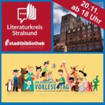 Vorleseaktion in Stralsund am Vorabend des bundesweiten Vorlesetages