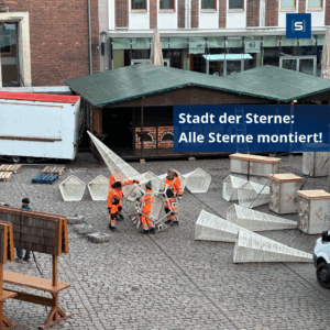 Stralsund – Stadt der Sterne 2025: Alle Sterne montiert!