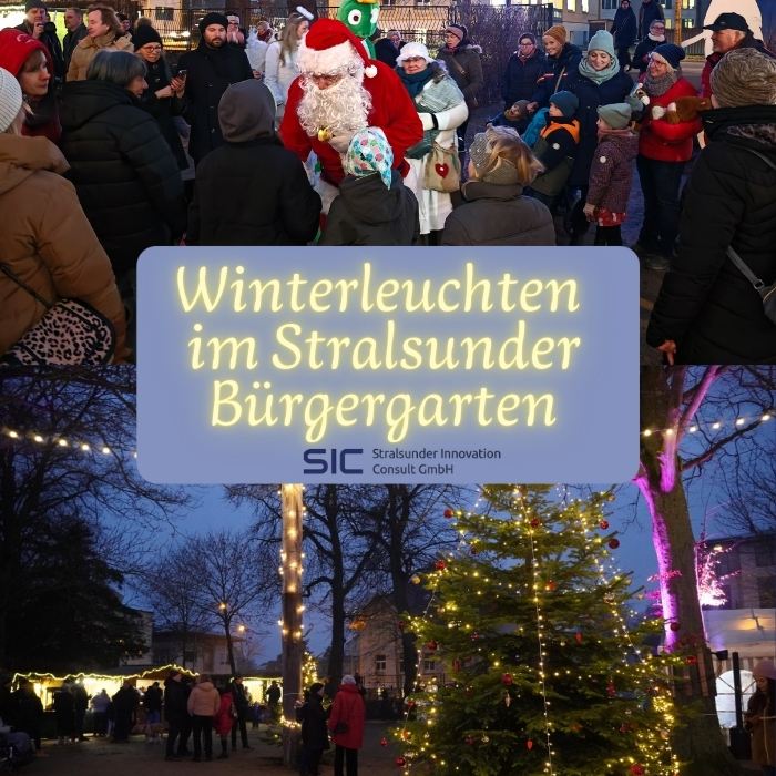 Winterleuchten im Stralsunder Bürgergarten vom 05.12. - 07.12.