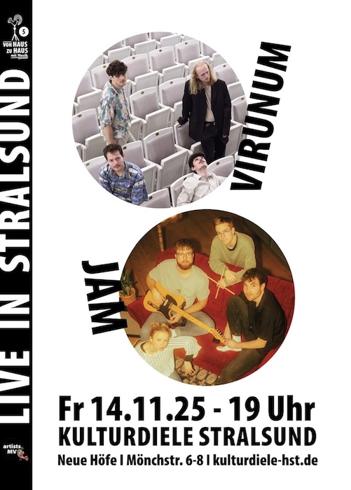 Newcomer-Bands aus MV live – VIRUNUM und JAM